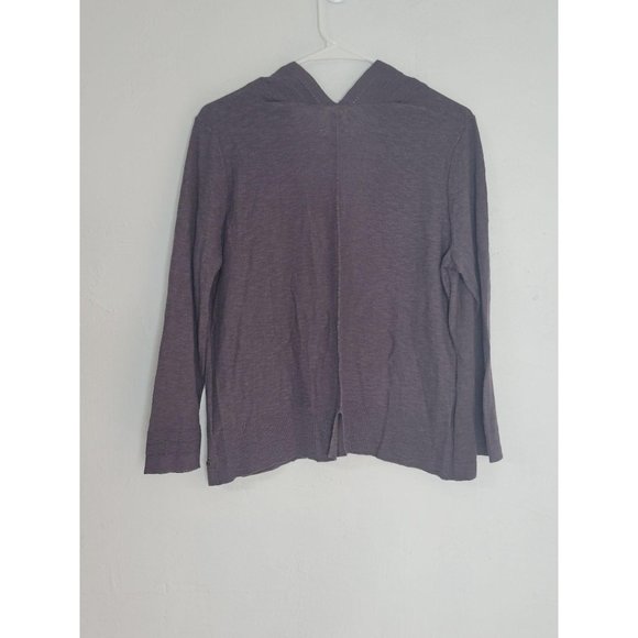 White Stuff River linen blend cardigan coal gray M - Picture 8 of 11